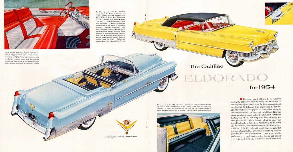 1954 Cadillac Brochure Page 16